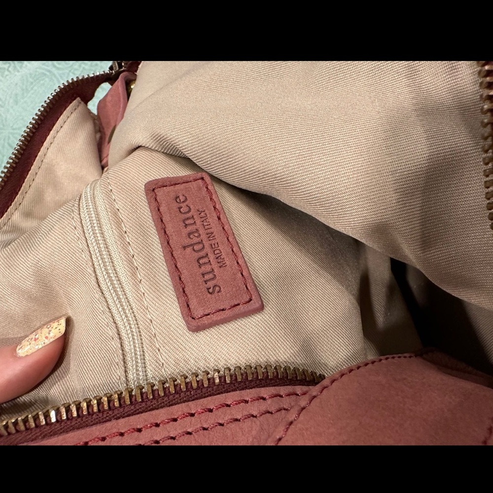 Sundance dusty rose leather bag - Picture 2 of 6